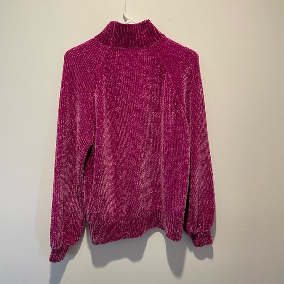 Loft Turtleneck Sweater Pink Size Medium - Picture 2 of 4